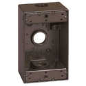 1/2-Inch Three Hole Bronze Box