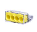 4-Port Pushgard Push In Connector 100-Piece