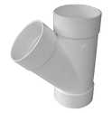 4-Inch White PVC Sewer And Drain Pipe Wye