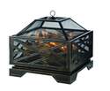 26-Inch Square Rubbed Bronze Deep Bowl Fire Pit 