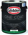 1-Gallon White Flat One Coat Interior Paint And Primer 