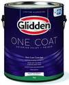 1-Gallon White Flat One Coat Exterior Paint And Primer 