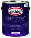 1-Gallon White Satin One Coat Exterior Paint And Primer 