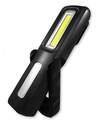 300-Lumens Cob LED Black Rechargeable Hercules Flashlight