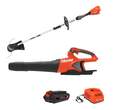 Eforce 56-Volt Combo 16-Inch Cordless Battery String Trimmer And Cordless Battery Handheld Blower With 2.5Ah Battery And Charger