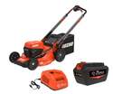 Mower eForce 56-Volt, 21-Inch Heavy-Duty Steel Deck, Battery-Powered Walk Behind Push Lawn Mower, With 5.0 Ah Battery And Charge
