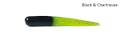 2-1/4-Inch Black And Chartreuse Crappie Bait, 12-Pack