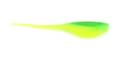 2-Inch Chartreuse Lime Big T Fry Baby Crappie Bait 15-Pack