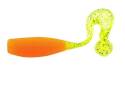 2-1/2-Inch Orange/Chartreuse Silver Stroll'R Crappie Bait 12-Pack