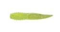 2-Inch Chartreuse Silver/Chartreuse Slab Slay'R Crappie Bait 12-Pack