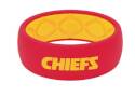 Size-10 Officially Licensed Red/Yellow Kansas City Chiefs Ring