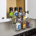3-Tier Polished Chrome Pulldown Spice Rack