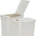 White Lid For 35-Quart Plastic Waste Container