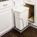 35/50-Quart Single Pullout Trash Can System