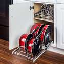 Pots And Pans Organizer For 15-Inch Base Cabinet