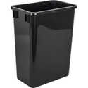 35-Quart Black Trash Can