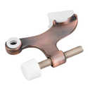 Brushed Oil Rubbed Bronze Hinge Pin Door Stop With Self-Adjusting Pad