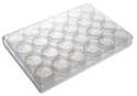 1-6/8-Inch Round Clear Plastic Boxes