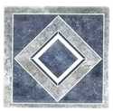 12-Inch X 12-Inch Ultrashine Blue Diamond Vinyl Tile