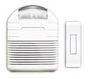 Chime Strobe White Battery Operated