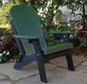 Green Poly Folding Adirondack Chair 