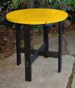Yellow Poly Side Table 