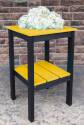22-Inch Square Yellow Bar Height Table 