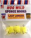 Size-4 Treble Hog Wild Sponge Hook
