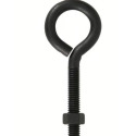 DuraSteel 3/8-16 x 4" Black Eye Bolt With Nut - 160 lb. Working Load Limit