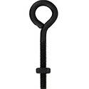 DuraSteel 1/4-20 x 3" Black Eye Bolt With Nut - 80 lb. Working Load Limit