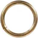 Brass Plated Welded Ring .262x2 Fg