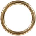 2-1/2-Inch Brass Plated Welded Ring