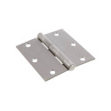 Hardware Essentials™ 3-1/2-Inch Square Corner Door Hinge Satin Nickel