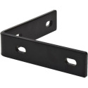 Hardware Essentials™ Heavy Duty Corner Brace Black, 1-Pack, 6.25" x 1.5" x 1/4"