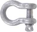 Forged Steel Anchor Shackle Anchor W/Pin 1/4