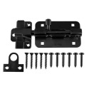 Hardware Essentials™ Adjustlock Barrel Bolt Black 5-Inch
