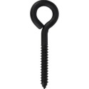 Hardware Essentials™ Eye Lag Bolt Black Flagged Black 1/2-Inch X 5-Inch