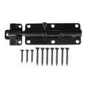 Hardware Essentials™ Adjustlock Barrel Bolt Black 6-Inch