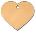 Large Gold Heart Tag 5-Pack