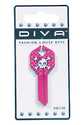 Diva Pink Argyle Skill House Key