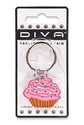 Diva Cupcake Key Chain