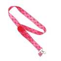 Breast Cancer Awareness Neck Lanyard With "Hope" Charm