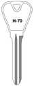 H-70 Domestic And Import Automotive Key