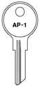 Ap-1 House, Padlock And Commercial Key