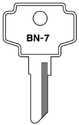 Bn-7 House, Padlock And Commercial Key