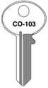 Co-103 House, Padlock And Commercial Key