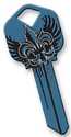 Goth Blue Wings House Key