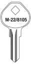 M-22/8105 House, Padlock And Commercial Key