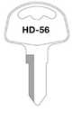 Hd-56 Domestic And Import Automotive Key