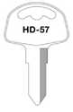 Hd-57 Domestic And Import Automotive Key